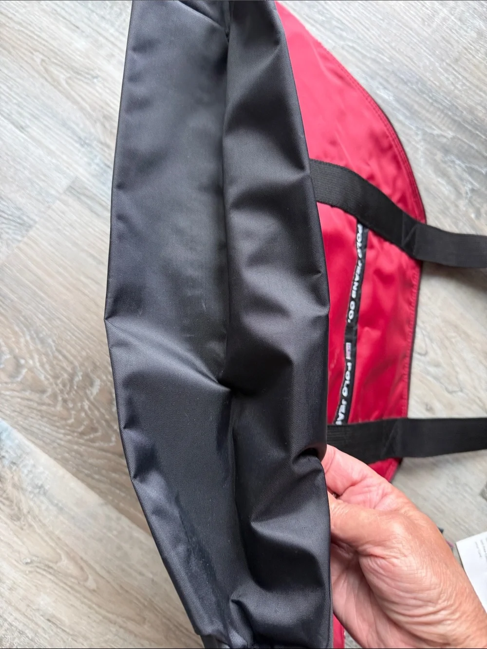 Vintage polo jeans co Red and Black Men’s Tote Bag